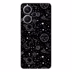 Coque en silicone - Compatible Xiaomi Redmi Note 13 Pro Plus 5G - design galaxy draw