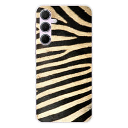 Coque en silicone - Compatible Samsung Galaxy A55 5G - design zebre