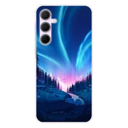 Coque en silicone - Compatible Samsung Galaxy A55 5G - design tombee de nuit