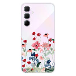 Coque Silicone Imprimée - 1001 Coques - Galaxy A55 5G - Motif Printemps en fleurs - Protection optimale - Souple