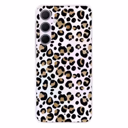 Coque en silicone - Compatible Samsung Galaxy A55 5G - design leopard