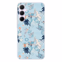 Coque en silicone - Compatible Samsung Galaxy A55 5G - design kimono