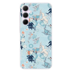 Coque en silicone - Compatible Samsung Galaxy A55 5G - design kimono