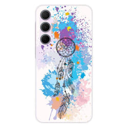 Coque en silicone - Compatible Samsung Galaxy A55 5G - design dreamcatcher color