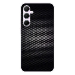 Coque en silicone - Compatible Samsung Galaxy A55 5G - design dark metal