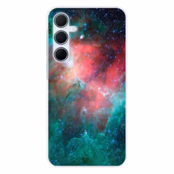 Coque en silicone - Compatible Samsung Galaxy A35 5G - design nebuleuse