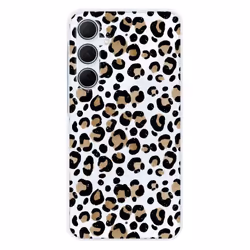 Coque en silicone - Compatible Samsung Galaxy A35 5G - design leopard