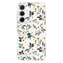 Coque en silicone - Compatible Samsung Galaxy A35 5G - design flowers