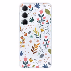 Coque Silicone Imprimée - 1001 Coques - Samsung Galaxy A35 5G - Fleurs Colorées - Souple - Protection Optimale