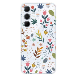 Coque Silicone Imprimée - 1001 Coques - Samsung Galaxy A35 5G - Fleurs Colorées - Souple - Protection Optimale