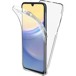 Coque intégrale 360°- Compatible Samsung Galaxy A15 – Double protection transparente