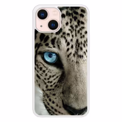 Coque Silicone Renforcée - Apple - iPhone 13 Mini - Oeil de Léopard - Antichoc - Impression Brillante