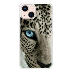 Coque Silicone Renforcée - Apple - iPhone 13 Mini - Oeil de Léopard - Antichoc - Impression Brillante