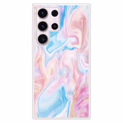 Coque en silicone renforcé - Samsung - Galaxy S23 Ultra - Imprimée - Multicolore - Protection accrue
