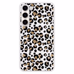 Coque Silicone Renforcée - Samsung - Galaxy S23 Plus - Design Léopard - Antichoc - Impression Brillante