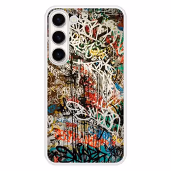 Coque en silicone renforcé - Samsung - Galaxy S23 - Multicolore - Graffiti - Résistance accrue