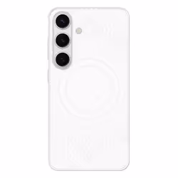 Coque en silicone renforcé - Samsung - Galaxy S24 - Mandala blanc - Protection accrue - Imprimée