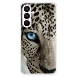Coque Silicone Renforcée - Samsung - Galaxy A15 - Oeil de Léopard - Antichoc - Impression Brillante
