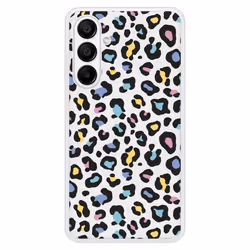 Coque Silicone Renforcée - Samsung - Galaxy A15 - Antichoc - Design Léopard Coloré - Impression Brillante