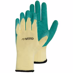 Les gants de jardinier VITO AGRO fabriqués en polyester et revêtu de latex dans la paume et les doigts. Ces gants sont idéals ...