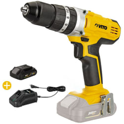 Vito - Perceuse sans fil 20V + Batterie Lithium 2AH + Chargeur Rapide