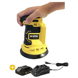 Vito - Ponceuse Orbitale 20V 125mm sans fil + Batterie lithium 2AH + Chargeur