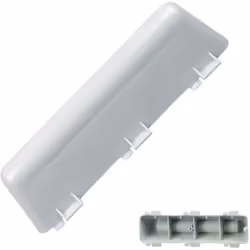 Aube de tambour lestée d'origine pour lave-linge WHIRLPOOL, BAUKNECHT, LADEN, IGNIS Longueur : 21,20cm Comporte 6 clipsATTENT ...