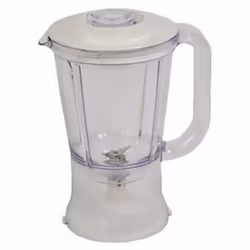 Bol blender (mixeur) complet pour robot ménager MOULINEX, SEB Bol blender blanc (le gris est épuisé) Ce bol blender est en pl ...