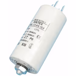 Condensateur 12.5MF compatible pour Lave-linge CANDY, BRANDT, THOMSON, VEDETTE, ROSIERES, HOOVER, ZEROWATT, GORENJE, IBERNA, ...