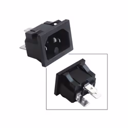 Lagrange - Connecteur 3 cosses male sur chassis pour Gaufrier C072287