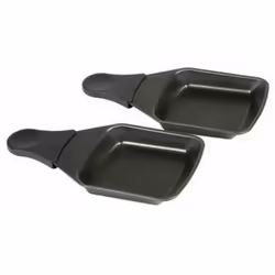 Lot 2 coupelles carrées d'origine pour raclette, gril, Wok TEFAL Livrés par 2, les coupelles pour raclette sont carrées et pr ...