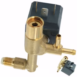 Electrovanne pour centrale vapeur CALOR, ROWENTA Electrovalve avec bobine ; elle contrôle la sortie de la vapeur. Pression 6  ...