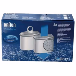 Lot de 2 filtres a eau KWF2 PURE AQUA PURE COFFEE BRITA pour cafetière, Expresso BRAUN Ces cartouches filtrantes ameliorent l ...