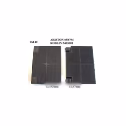 Filtre à charbon pour Hotte. Référence de la pièce : C00058794, Marque : SCHOLTES.