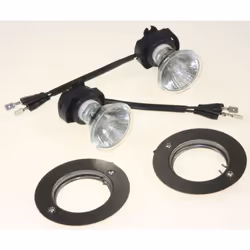 Kit lampe halogène pour Hotte. Référence de la pièce : 6401022, Marque : ROBLIN. Couleur de la pièce : Gris.