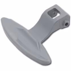 Poignée porte hublot pour lave-linge LG Longueur 95,5 mm, largeur 65 mm Largeur entre les trous de fixation intérieur 20,5 mm ...