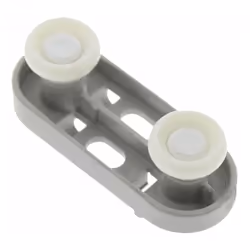 Roulette + support de panier supérieur d'origine pour lave-vaisselle FAGOR, BRANDT, ASPES, DE DIETRICH, EDESA VJ8A000M4 Appar ...