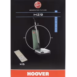 Boite de 5 sacs H29 cireuse pour cireuse HOOVER 09178369 Appareils compatibles : [CIREUSE HOOVER: ] C5000B, C5082, C5084, C50 ...