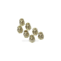 Jeu de 6 injecteurs gaz naturel (g20-g25) sans tétine pour Plaque de cuisson Bauknecht 481931039346