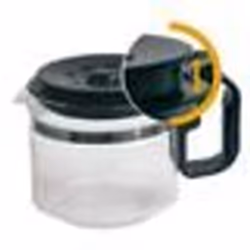 Verseuse Universelle Wpro - Adaptée pour Cafetières - 12/15 Tasses - Verre Anti-choc - Noir