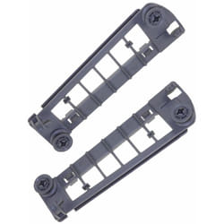 2 Supports panier (gauche et droite) d'origine (00619598, 00645113) Lave-vaisselle BLAUPUNKT, BOSCH, CONSTRUCTA, GAGGENAU, JUNKER, NEFF, SIEMENS, VIVA