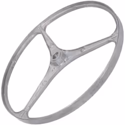 Poulie de tambour diam.298mm d'origine pour lave linge WHIRLPOOL, LADEN, IGNIS, BAUKNECHT, INDESIT, PROLINE, BRANDT 481252888 ...