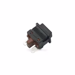 Interrupteur marche/arrêt pour Aspirateur. Référence de la pièce : 326421005, Marque : TORNADO. Couleur de la pièce : Noir.
