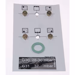 Kit injecteur butane pour Cuisinière. Référence de la pièce : 4431900075, Marque : BEKO.
