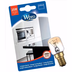 Ampoule T25 / E14 / 25W d'origine pour four, cuisinière mais également pour réfrigérateur et congélateur Fabrication Philips  ...