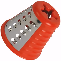 Cône à raper épais rouge pour robot ménager MOULINEX Il convient parfaitement pour les carottes, courgettes, pommes de terre, ...