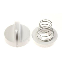 Manette therm.blanc pour cuisiniere Brandt