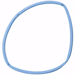 Joint de porte d'origine pour sèche-linge HAIER 0180300016A Appareils compatibles : [SÈCHE-LINGE HAIER: ] HD70-01, HD70-79, H ...