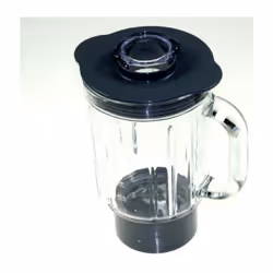Bol blender verre pour Robot multifonction KENWOOD KW714224. Dimensions : 140 x 140 x 240 mm.
