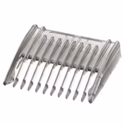 Peigne 3mm pour Tondeuse. Référence de la pièce : CS-00132531, Marque : ROWENTA. Couleur de la pièce : Transparent.